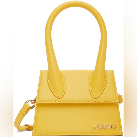 Jacquemus Women’s Le Chiquito Moyen Bag in Yellow - BRAND NEW. PERFECT CONDITION - Picture 1 of 12